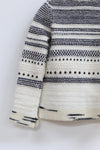 SWAYING/KNIT Beaded Pendant Jacket SW22AW1T94 White/Black Brown